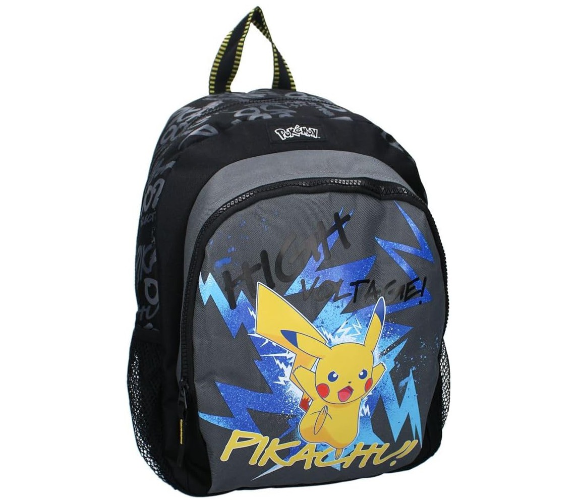 copy of POKEMON Zaino PIKACHU Pokeball ELECTRIC Grande 44x34x15cm ORIGINALE Ufficiale
