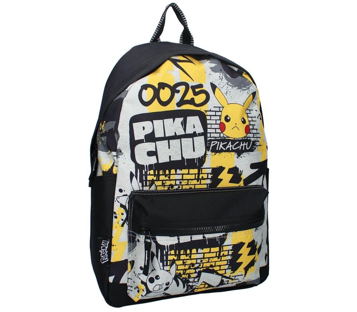 copy of POKEMON Zaino PIKACHU Pokeball ELECTRIC Grande 44x34x15cm ORIGINALE Ufficiale