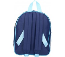 Zaino BLUEY Smoochy Kiss Blu Azzurro 30x25x11cm Scuola Asilo Sport