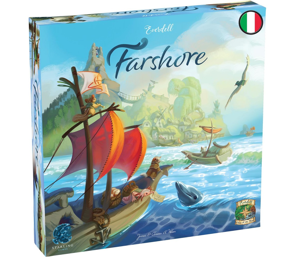FARSHORE Gioco Tavolo ITALIANO Versione Base 1-4 giocatori 10+ anni ASMODEE