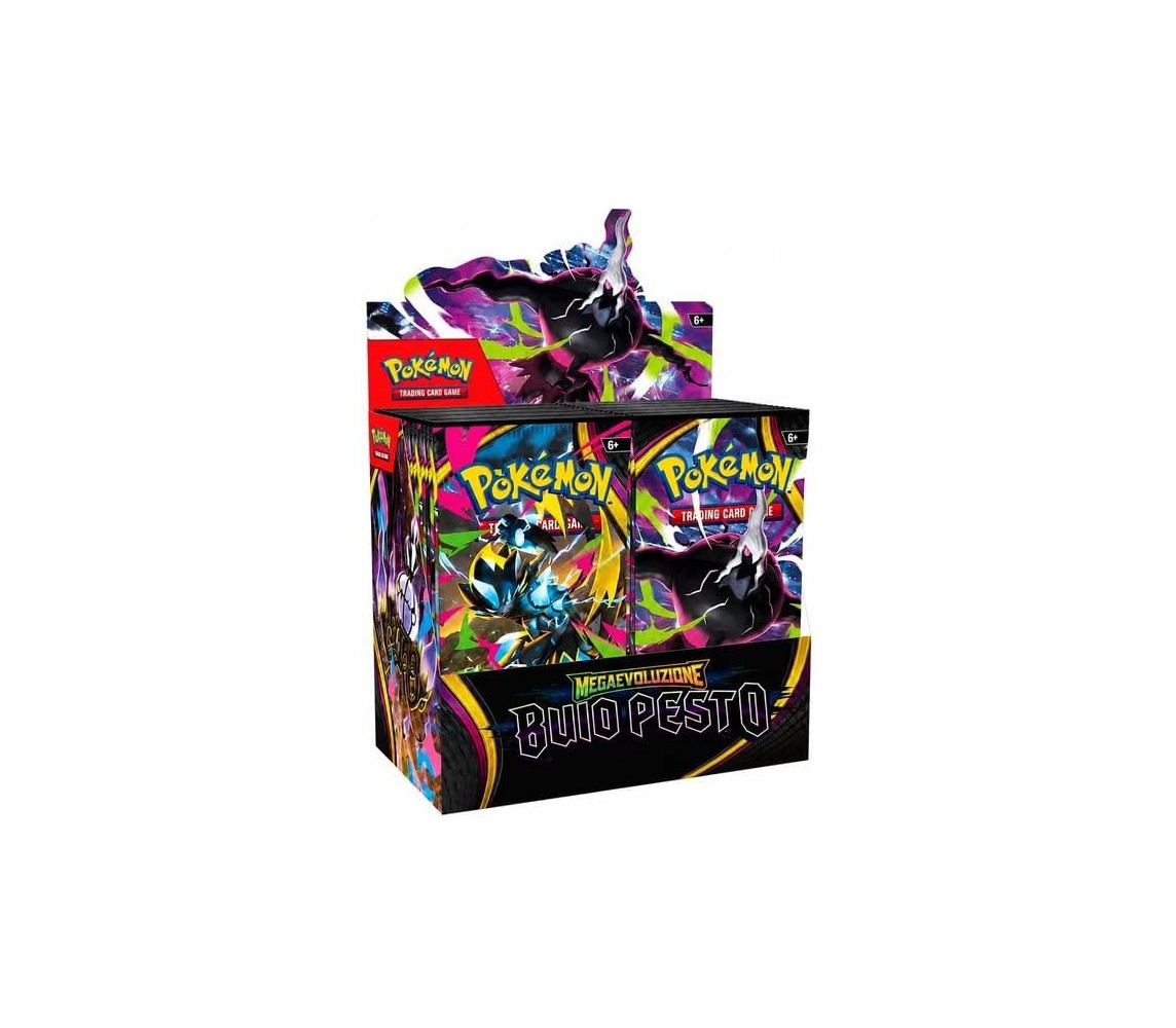 BUIO PESTO Carte POKEMON MEGAEVOLUZIONE Box 36 Buste Pacchetti ITALIANO