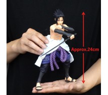NARUTO Figura SASUKE UCHIHA GRANDISTA Statua 24cm Originale Bandai BANPRESTO