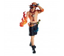 ONE PIECE LOGIA PORTGAS D ACE The Departure Figura Statua 19cm THE SHUKKO BANPRESTO