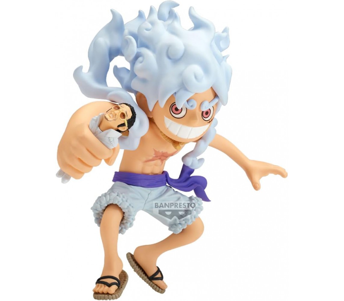 LUFFY GEAR5 vs BORSALINO Figura WCF World Collectible 13cm ONE PIECE BANPRESTO