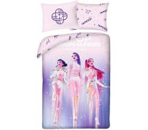 K-POP Demon Hunters Copripiumino REVERSIBILE SET LETTO 140x200cm Cotone 5789