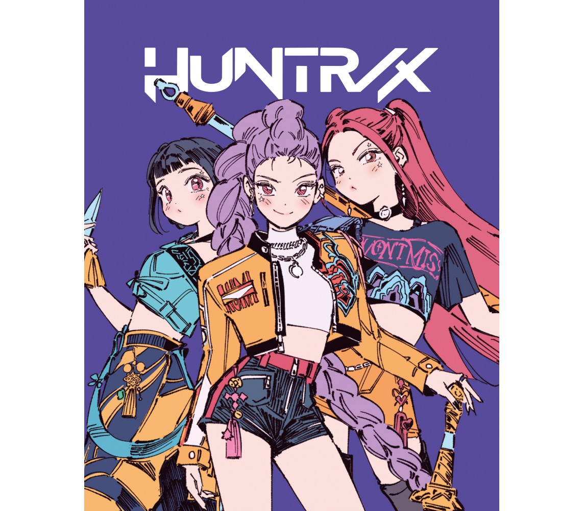 K-POP Demon Hunters Huntrix COPERTA Morbida Calda PLAID 160x130cm ORIGINALE 6021