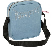 K-POP Demon Hunters BORSETTA Borsa a tracolla piccola 18x16x14cm ORIGINALE Safta