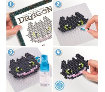 DRAGON TRAINER AQUABEADS Kit Portachiavi Gioco Creativo 700 PERLINE Epoch 35124
