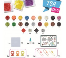 DRAGON TRAINER AQUABEADS Kit Portachiavi Gioco Creativo 700 PERLINE Epoch 35124