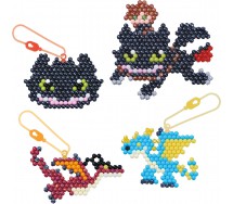 DRAGON TRAINER AQUABEADS Kit Portachiavi Gioco Creativo 700 PERLINE Epoch 35124