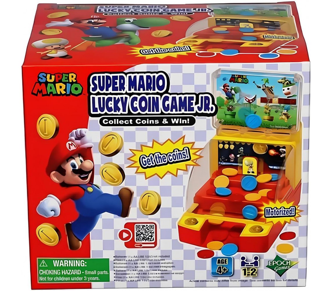 SUPER MARIO GIOCO LUCKY COIN GAME JUNIOR spingi fuori le monete Epoch 7541