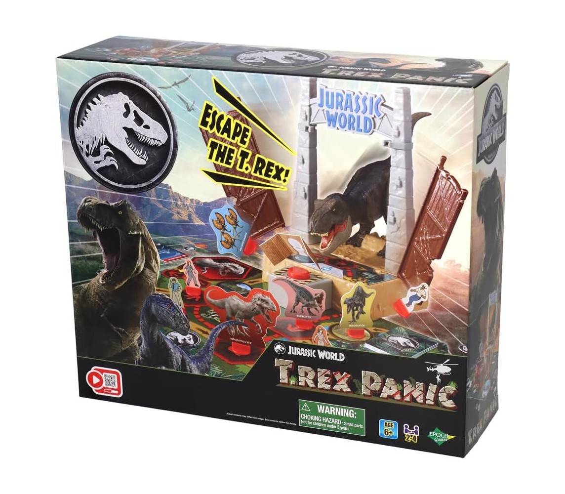 JURASSIC WORLD Gioco Escape T-REX PANIC DINOSAURI  2-4 Giocatori Epoch 7514