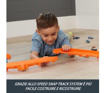 HOT WHEELS BOOSTED JUMP motorizzata Pista Playset Serie TRACKS CREATOR JDB49