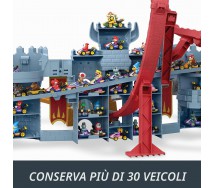 SUPER MARIO KART Playset GIGANTE BOWSER CASTLE Pista con 1 Veicolo JHD24