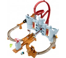 SUPER MARIO KART Playset GIGANTE BOWSER CASTLE Pista con 1 Veicolo JHD24