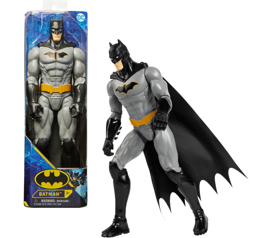 BATMAN CLASSICO Figure Action 30cm posabile 11 Punti di Articolazione DC COMICS