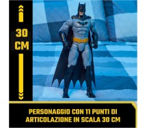 BATMAN CLASSICO Figure Action 30cm posabile 11 Punti di Articolazione DC COMICS