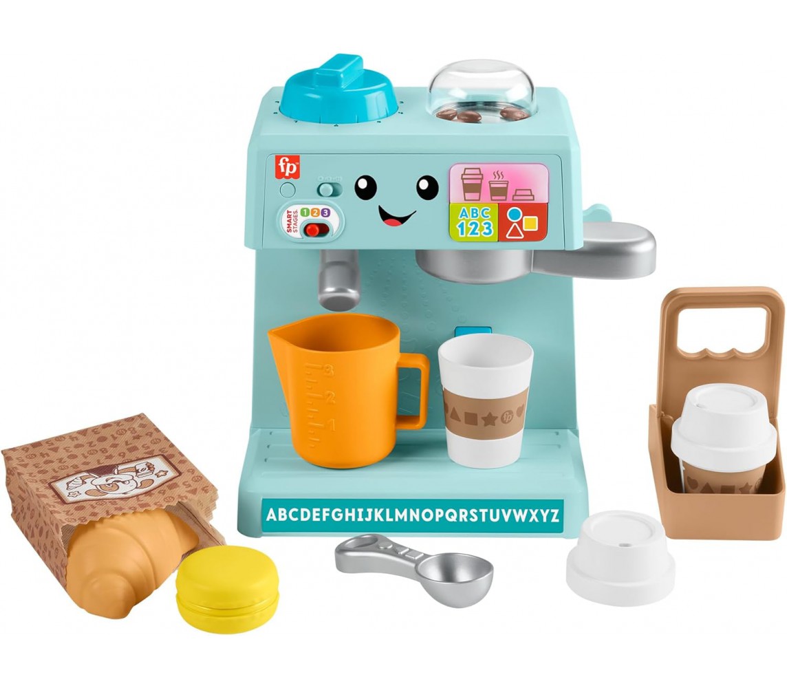 MACCHIA PER CAFFE Playset interattiva LUCI MUSICA 4 LINGUE FISHER PRICE HYT02