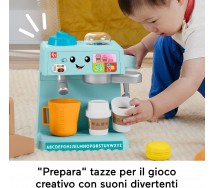 MACCHIA PER CAFFE Playset interattiva LUCI MUSICA 4 LINGUE FISHER PRICE HYT02