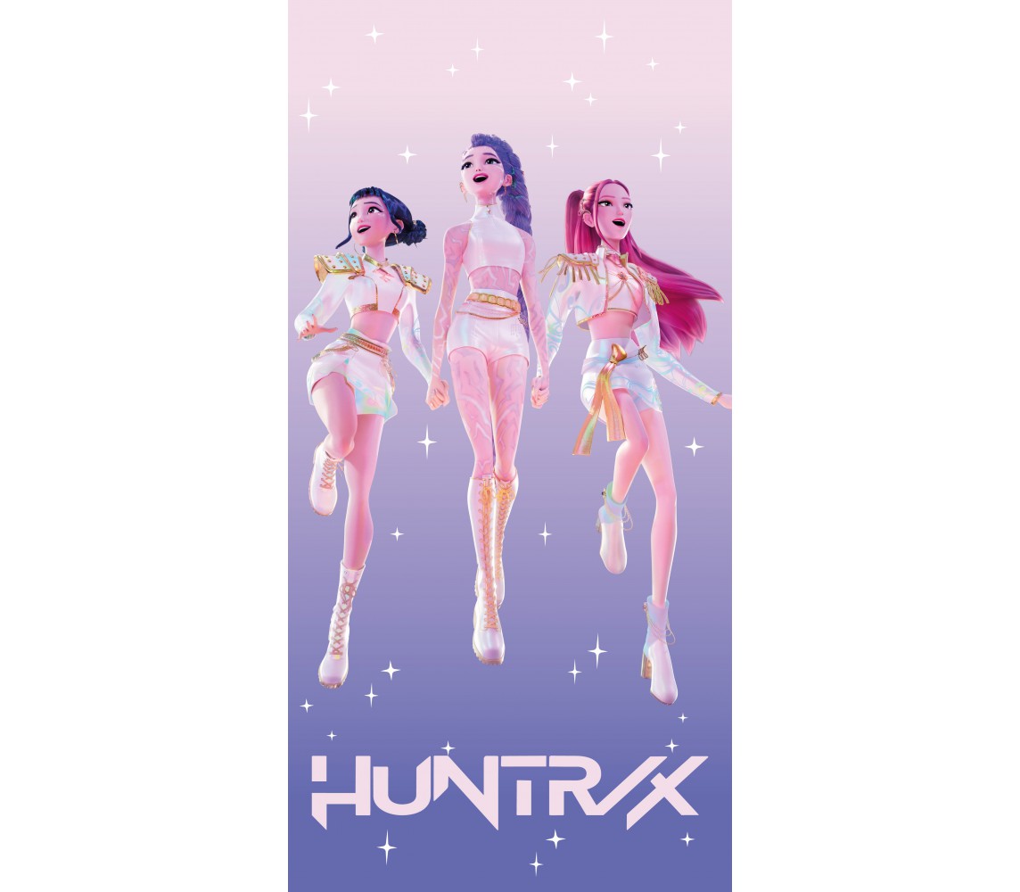 HUNTRIX K-POP DEMON HUNTERS Asciugamano Grande TELO MARE Spiaggia Originale 6175