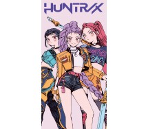 HUNTRIX K-POP DEMON HUNTERS Asciugamano Grande TELO MARE Spiaggia Originale 6151