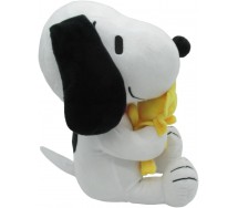 PEANUTS Peluche SNOOPY con WOODSTOCK Grande XXL 45cm ORIGINALE Licenza Ufficiale