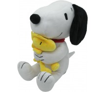 PEANUTS Peluche SNOOPY con WOODSTOCK Grande XXL 45cm ORIGINALE Licenza Ufficiale