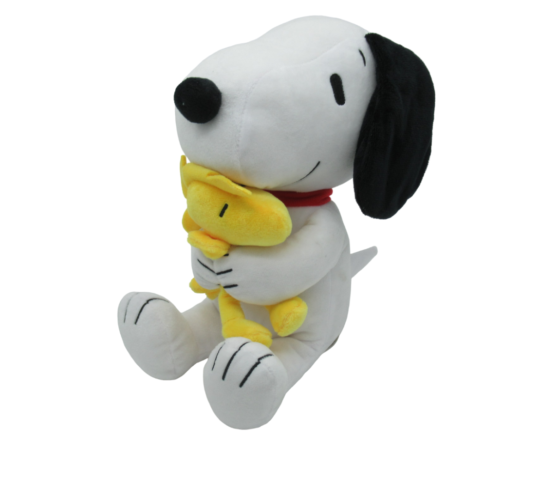 PEANUTS Peluche SNOOPY con WOODSTOCK Grande XXL 45cm ORIGINALE