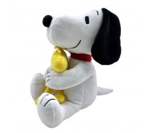 PEANUTS Peluche SNOOPY con WOODSTOCK Grande XXL 45cm ORIGINALE