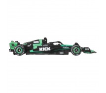KICK Sauber F1 BOX ROTTO Zhou 24 Modello Auto Formula 1 2024 1/64 8cm HW JBM23