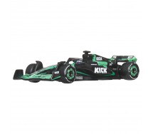 KICK Sauber F1 BOX ROTTO Zhou 24 Modello Auto Formula 1 2024 1/64 8cm HW JBM23