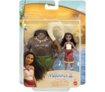 VAIANA MAUI Box Bambole 10cm ACTION Oceania Moana Originale Disney MATTEL JDD44