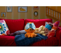 GARFIELD MOVIE Peluche gatto INTERATTIVO 25cm Mangia Dorme Miagola Animagic