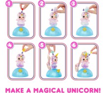 L.O.L. UNICORNS TOTS lampada lava Sfera Pallina Bambola Random LOL MGA SURPRISE