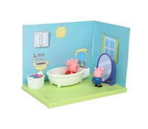 PEPPA PIG BAGNO Playset con 2 FIGURE Peppa e George e accessori HASBRO D4104