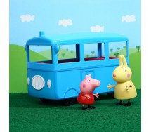 PEPPA PIG SCUOLABUS SUONI Playset 2 FIGURE Peppa e Signora Coniglio HASBRO D4106