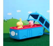 PEPPA PIG SCUOLABUS SUONI Playset 2 FIGURE Peppa e Signora Coniglio HASBRO D4106