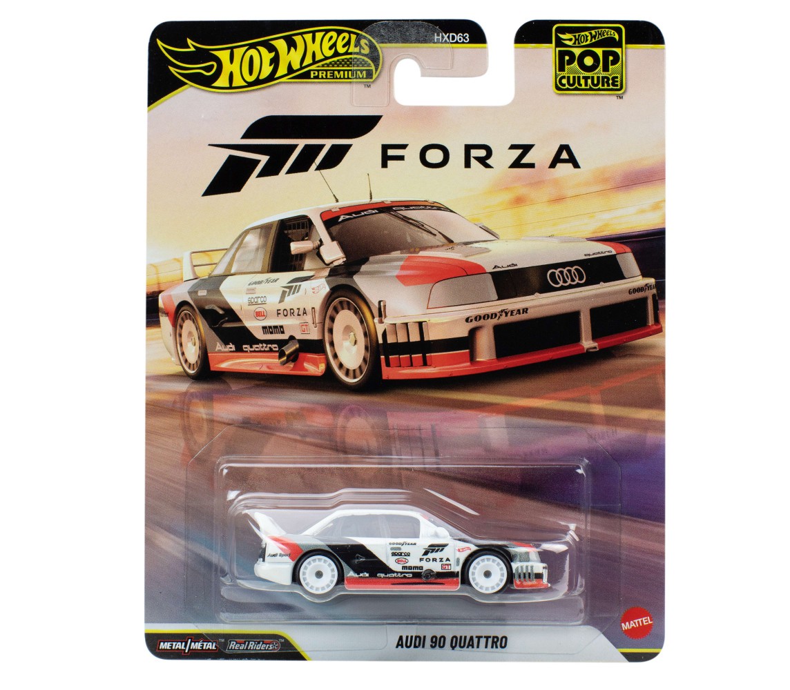 FORZA Modello AUDI 90 QUATTRO Videogioco Hot Wheels 1/64 7cm JHX05