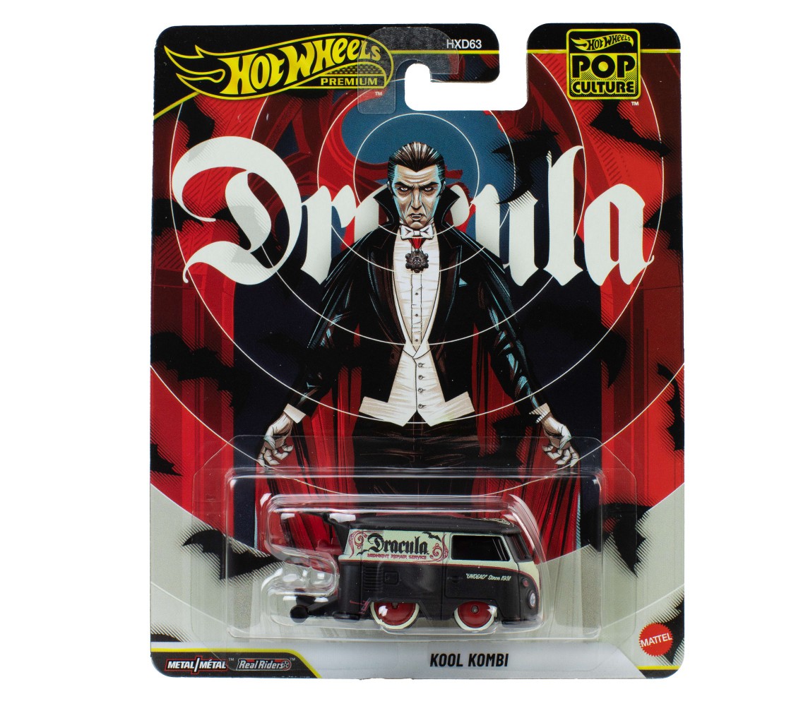 KOOL KOMBI DRACULA Modellino Furgone VW Volkswagen 1/64 6cm Hot Wheels JHX01