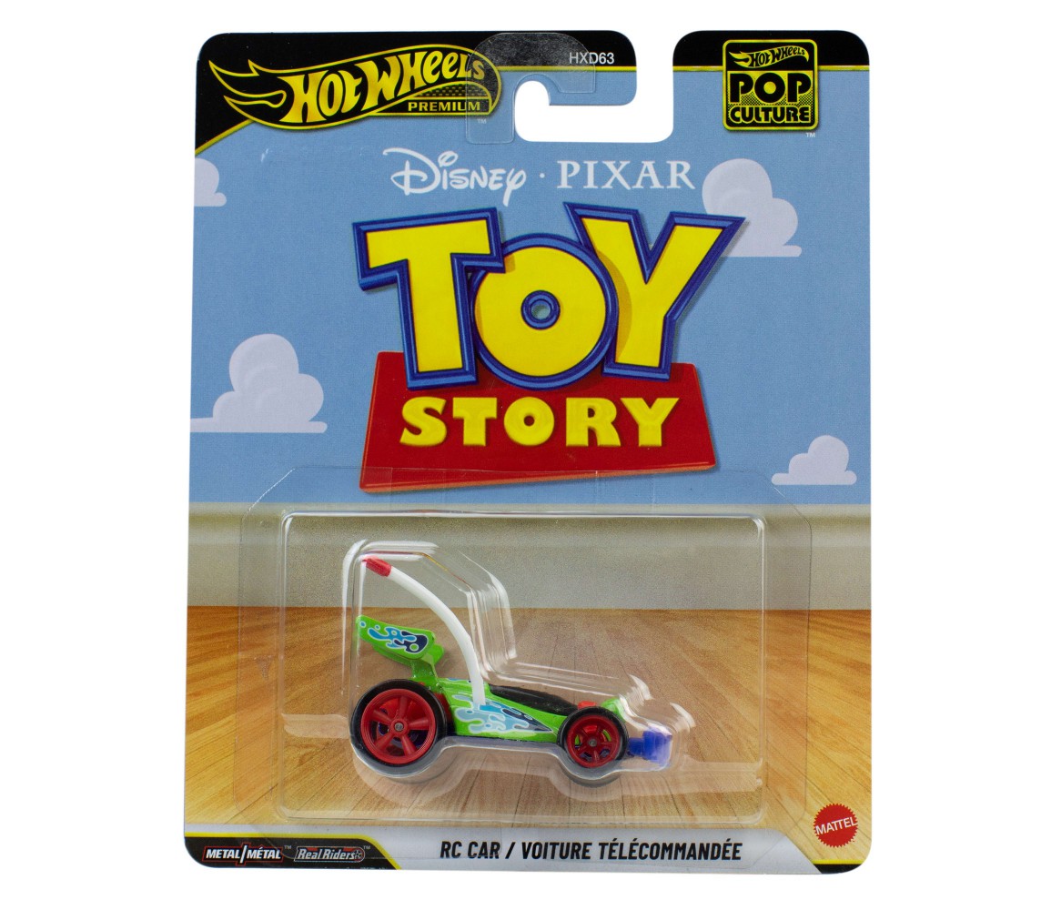 TOY STORY DISNEY PIXAR Modello Auto RC CAR 1/64 6cm Hot Wheels POP CULTURE JHX00