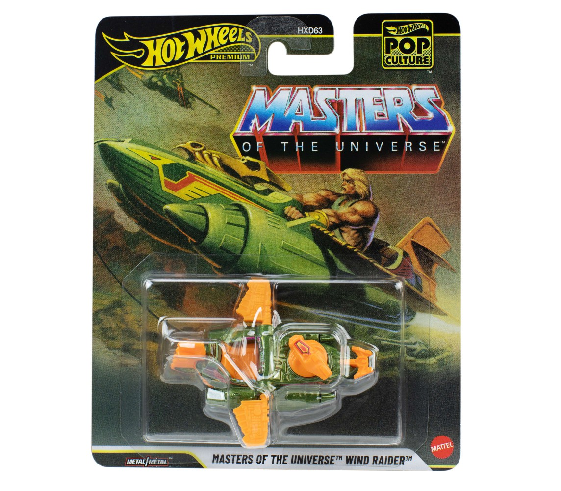 MASTER OF THE UNIVERSE Modello DieCast WIND RIDER 1/64 7cm Hot Wheels JHW91