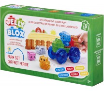 Jelly Blox Goliath Set Fattoria FARM SET - 15 Mattoncini morbidi SQUEEZE Goliath
