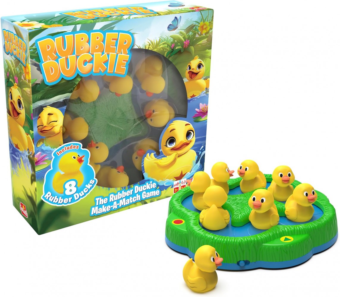 Rubber Duckie Gioco di Memoria e Osservazione trova 2 paperelle uguali Goliath