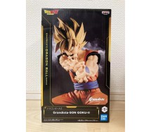 DRAGON BALL BOX ROTTO Banpresto FIGURA Statua 25cm SON GOKU SS GRANDISTA Ver. II