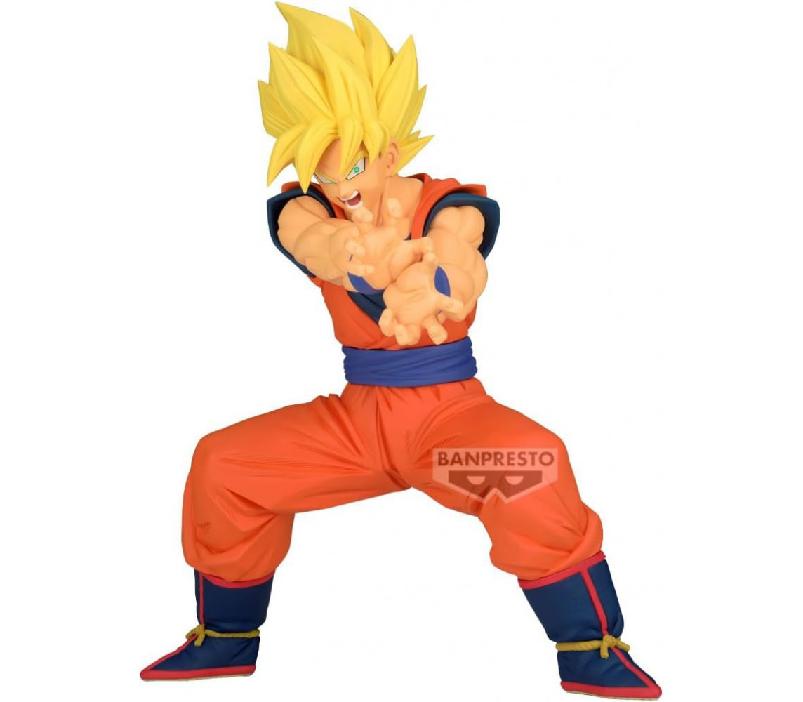 DRAGON BALL BOX ROTTO Banpresto FIGURA Statua 25cm SON GOKU SS GRANDISTA Ver. II