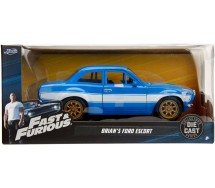 FAST FURIOUS BOX ROTTO Modello Auto FORD ESCORT 1974 BRIAN 20cm 1:24 JADA