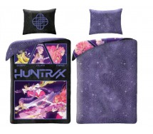K-POP Demon Hunters Copripiumino REVERSIBILE SET LETTO 140x200cm Poliestere 5949