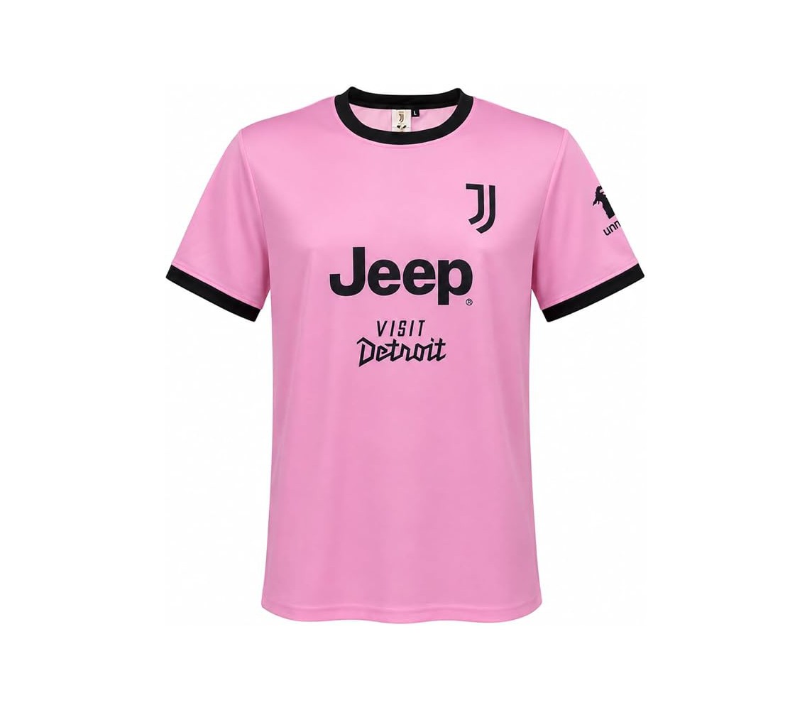 JUVENTUS FC 2026/2027 Maglia Divisa UFFICIALE ROSA NEUTRA Senza Nome e Numero