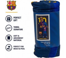FC BARCELONA LAMINE YAMAL  Asciugamano Grande TELO MARE Spiaggia 70x140cm