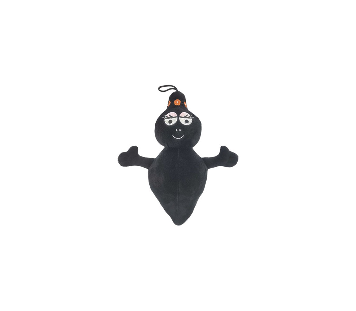 BARBAPAPA Peluche BARBAMAMMA Nero Gigante XXL 65cm ORIGINALE Morbido